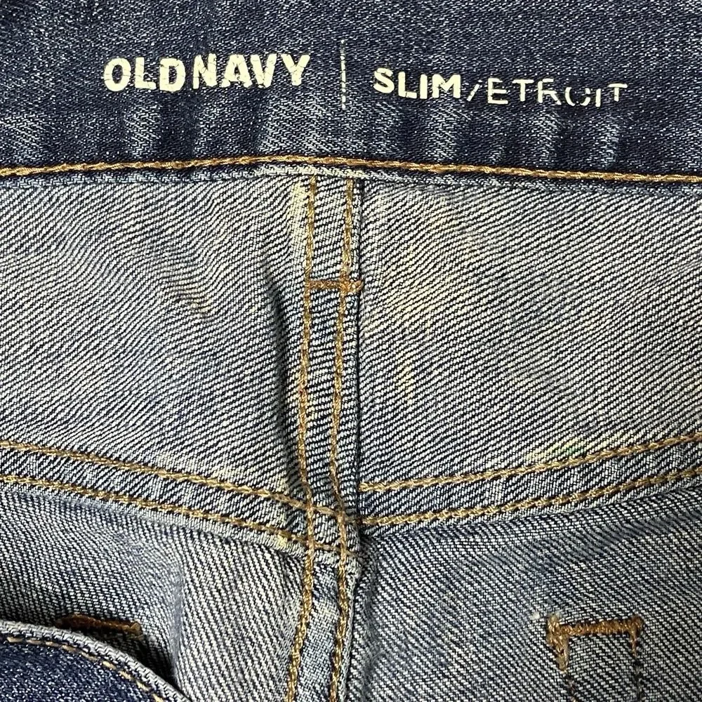 Old‎ Navy Jeans Mens 32x34 Blue Slim Fit Cotton Streetwear Neutral Smart Casual